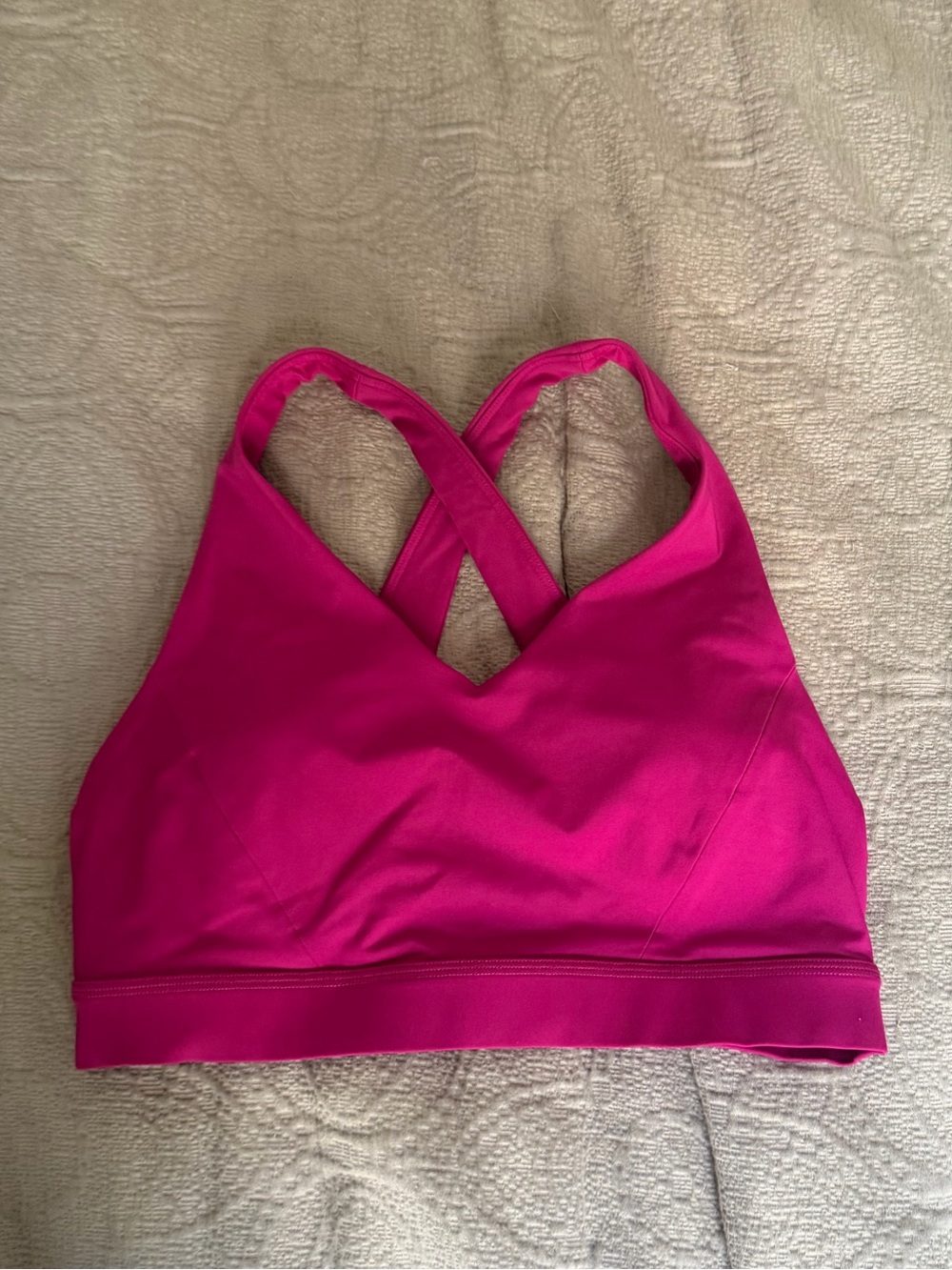 lululemon athletica Hot Pink Cross-Back Sports Bra